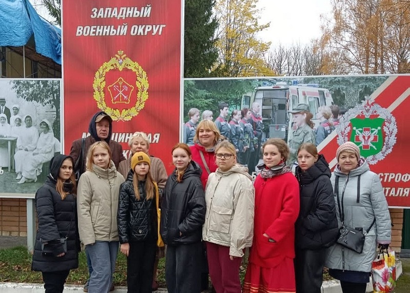 Концерт в военном госпитале.