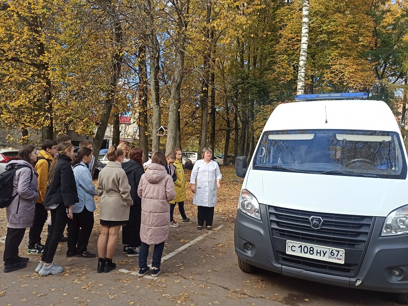 Экскурсия на станцию скорой медицинской помощи.